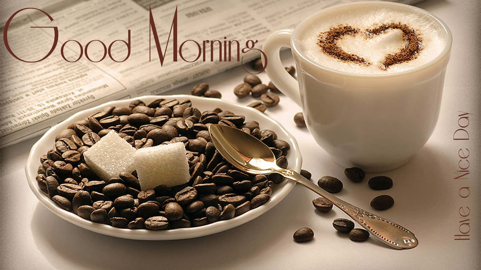 Buenos Días Amor de Café Fondos de pantalla