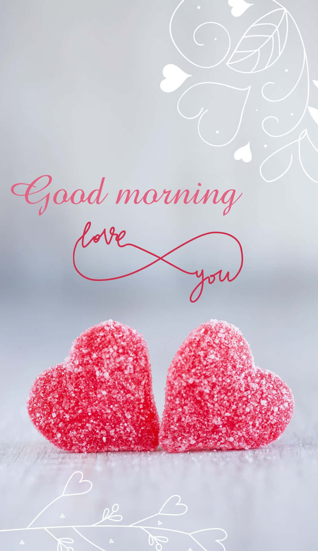 Buenos Días Corazones de Amor Fondos de pantalla