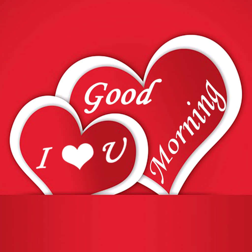 Buenos días mi amor corazones gráfico Fondos de pantalla