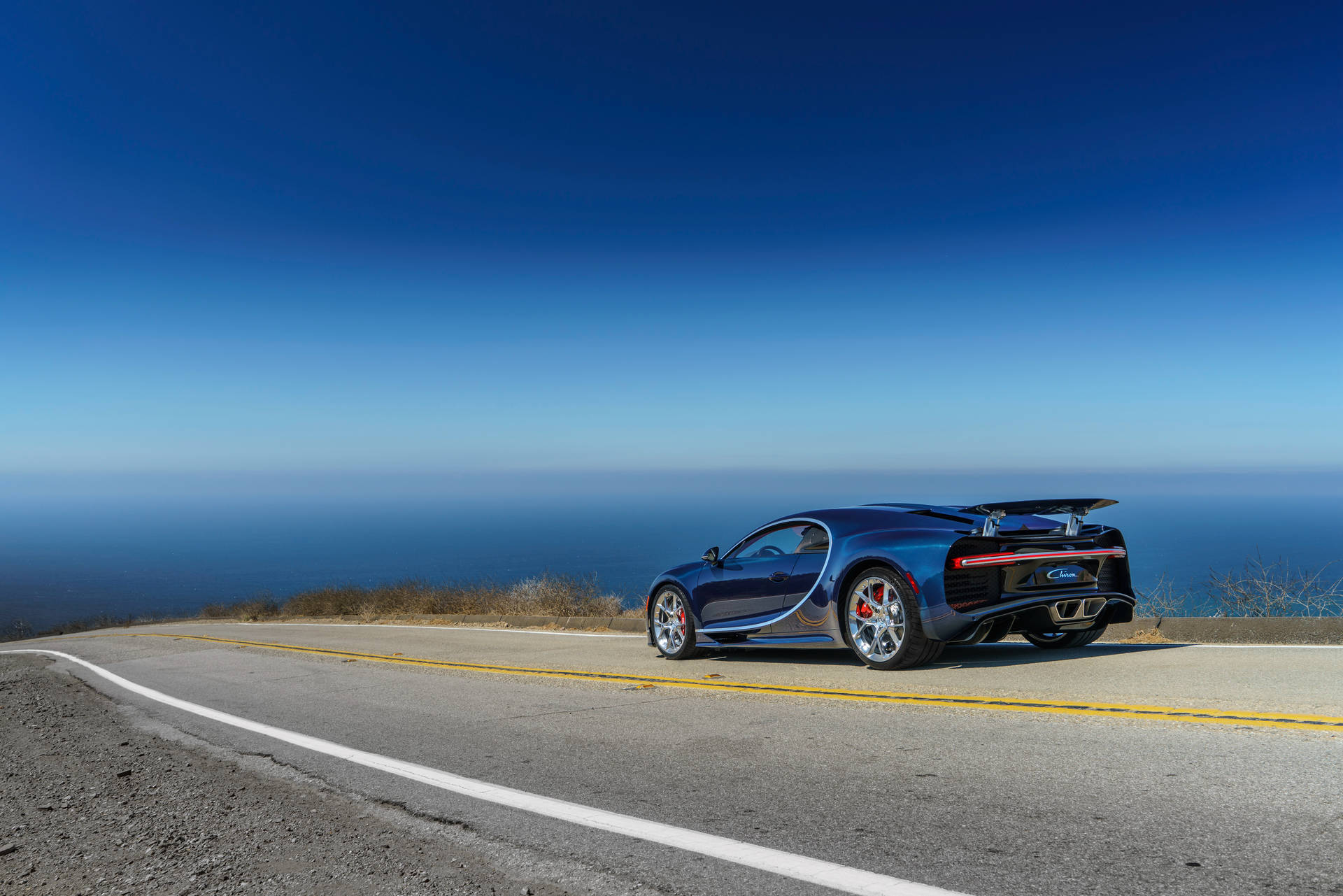 Fondo de Pantalla Bugatti Chiron Aerodinámico