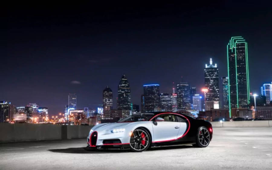 Bugatti Chiron blanco 4K Fondos de pantalla