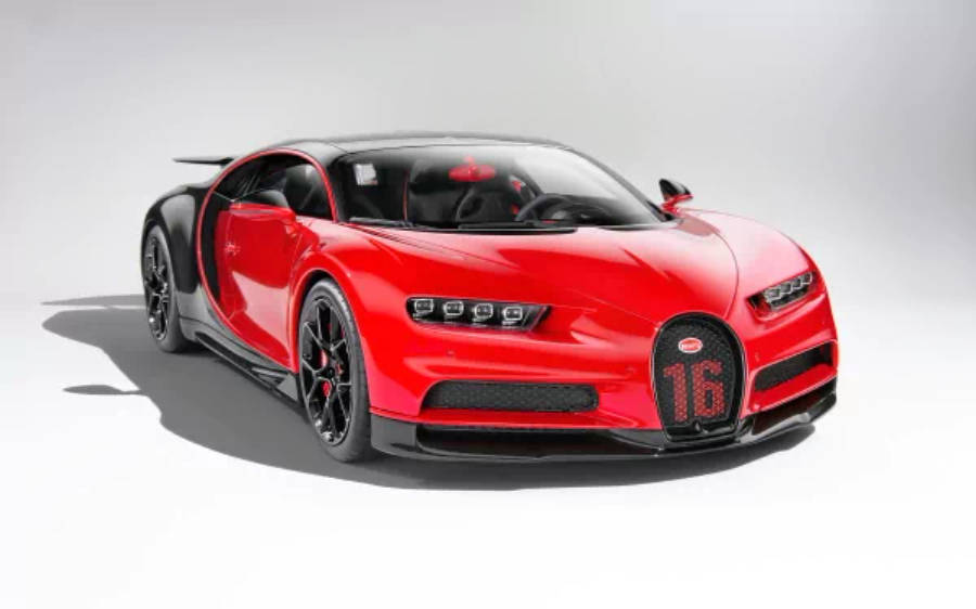 Bugatti Chiron rojo 4K Fondos de pantalla