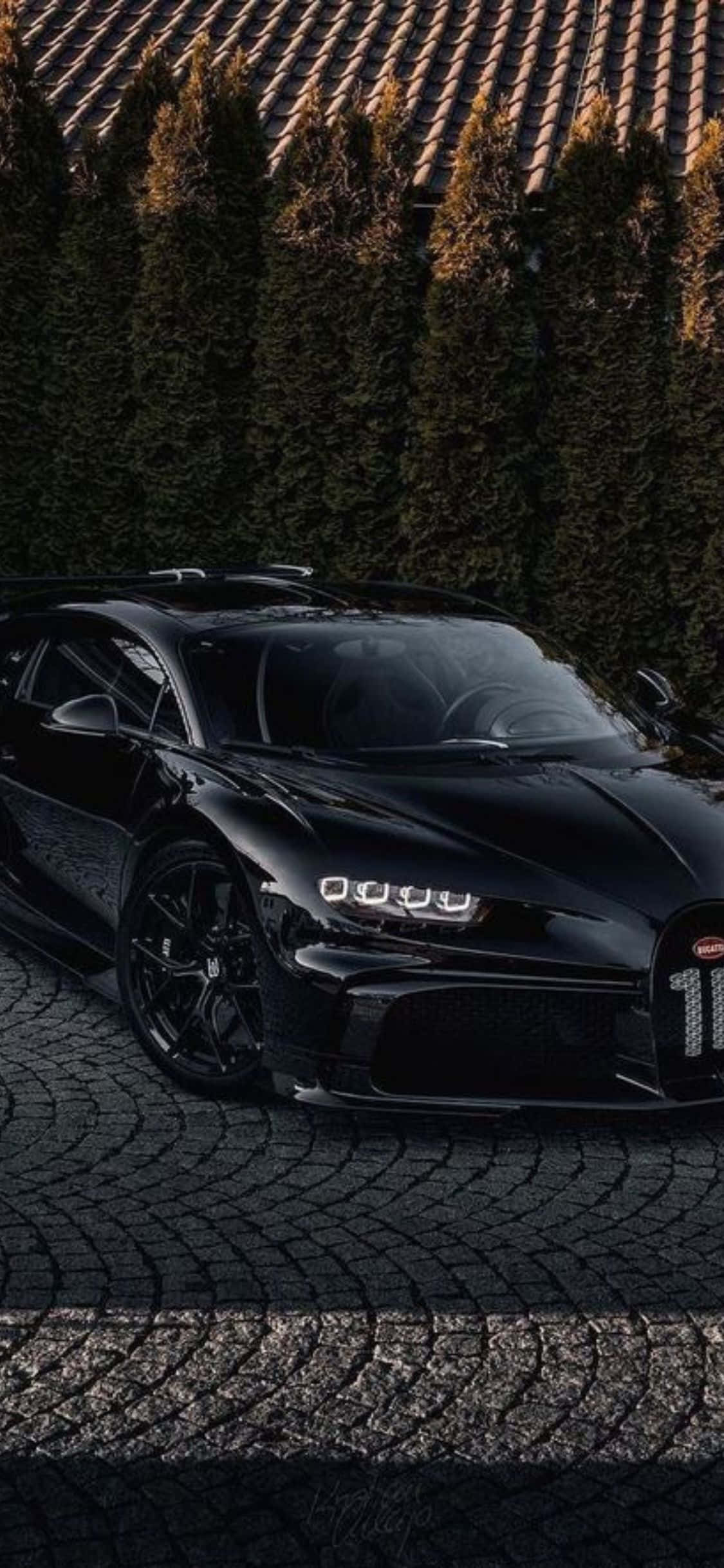 Bugatti Veyron exhibido en el nuevo iPhone Xs Fondos de pantalla