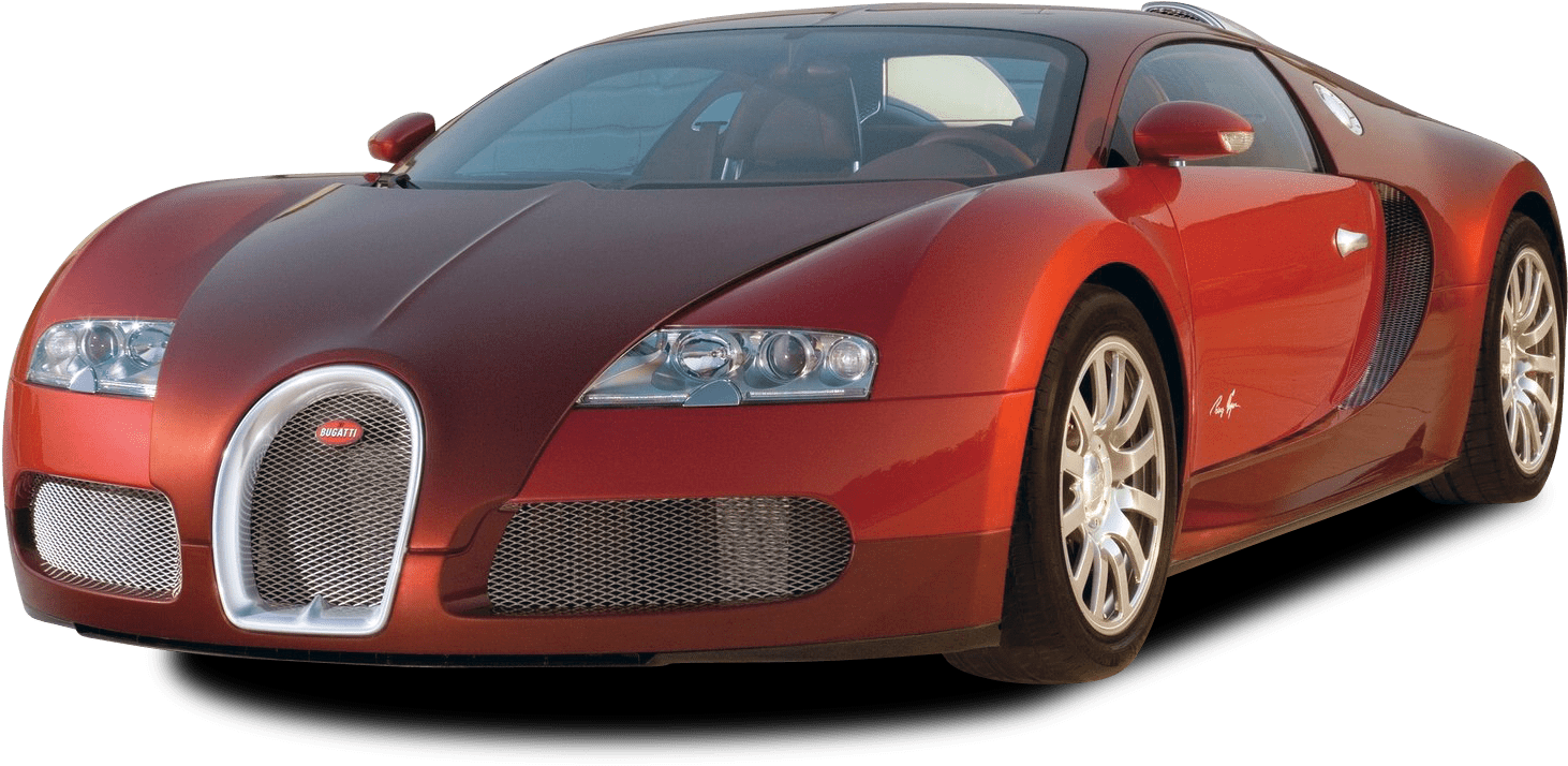 Bugatti Veyron rojo vista lateral Fondos de pantalla