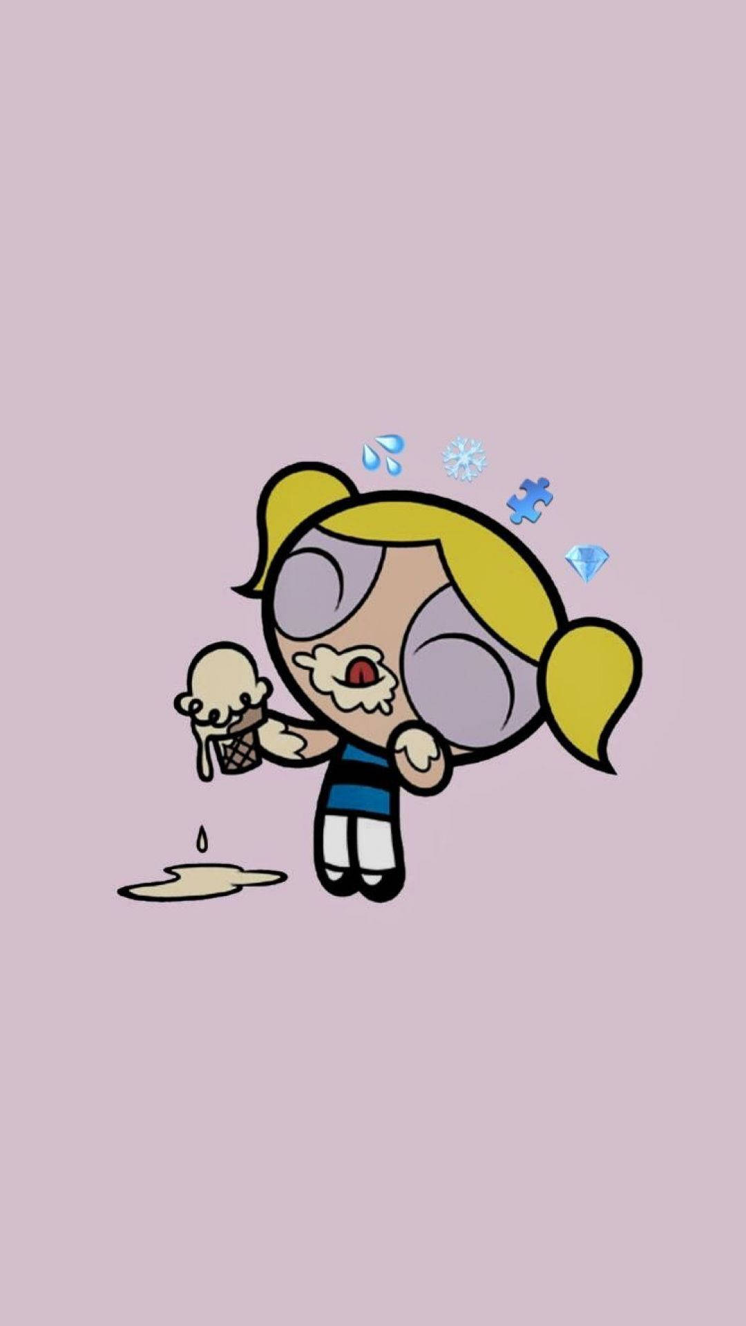 Burbuja de las Chicas Superpoderosas, estética caricatura Fondos de pantalla