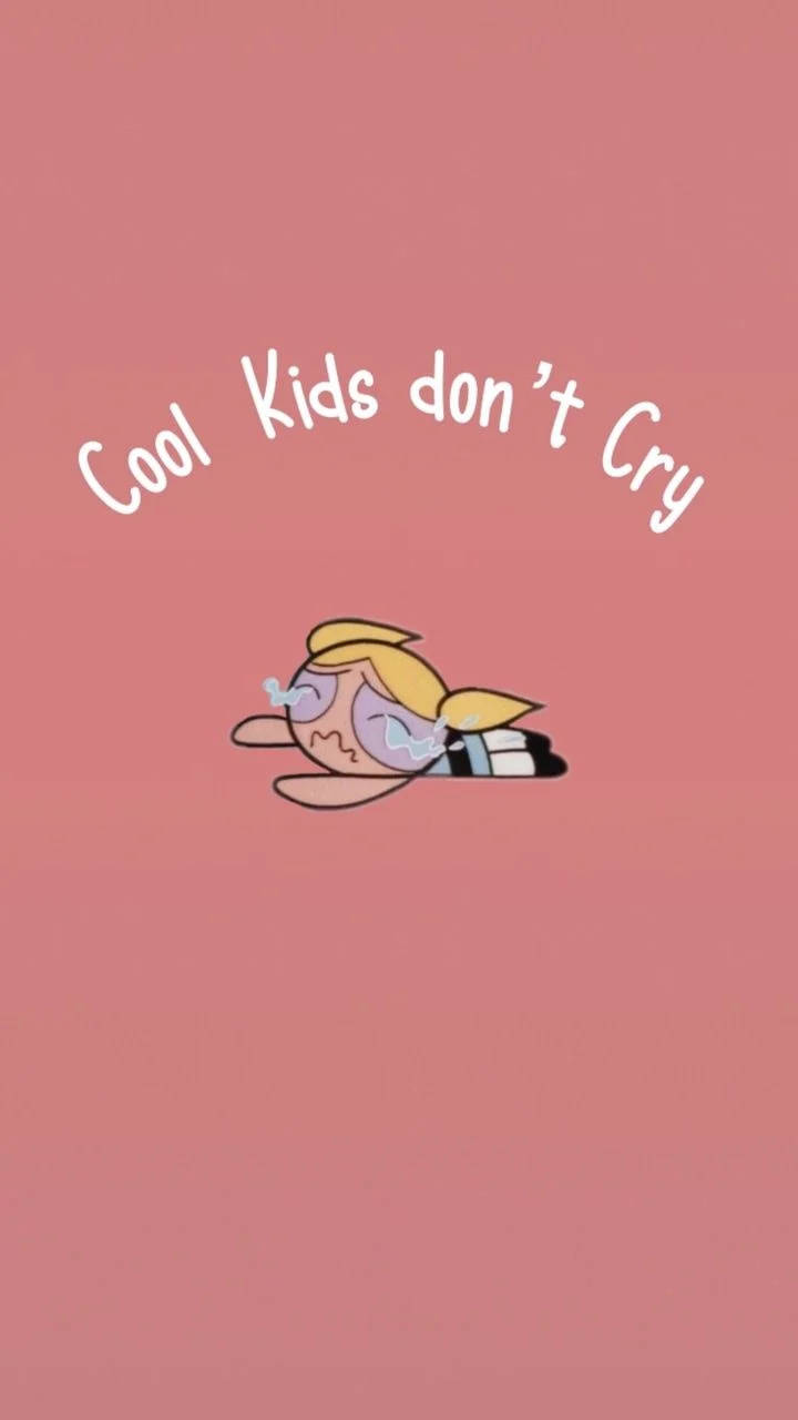 Burbujas de caricatura estéticas caídas y llorando Fondos de pantalla