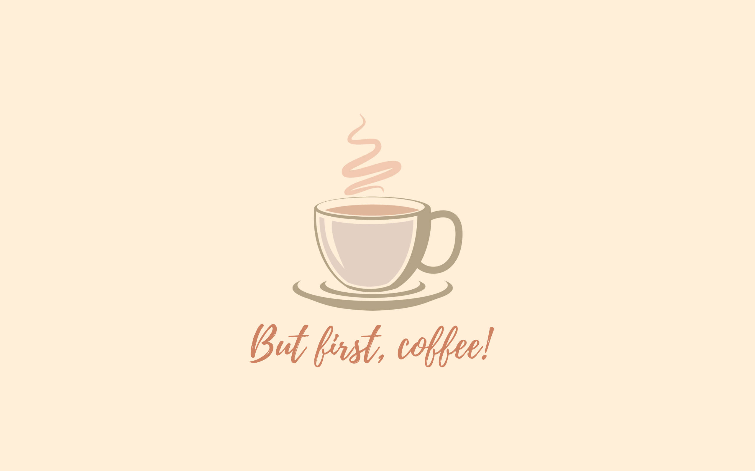 But First Coffee Estético Fondos de pantalla