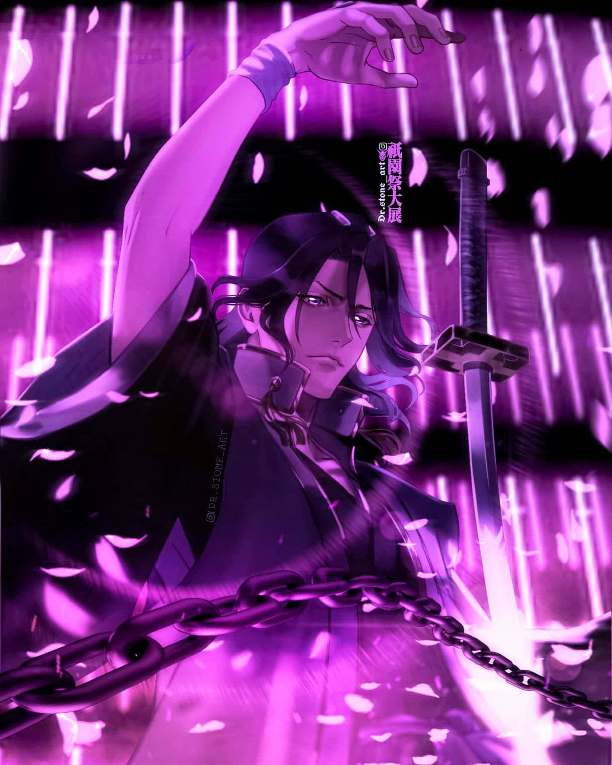 Byakuya Kuchiki como Capitán de la 6.ª División del Gotei 13 Fondos de pantalla
