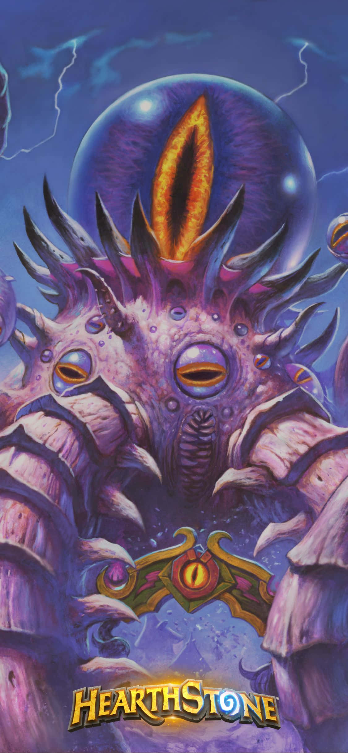 Fondo de C'Thun el Destrozado para iPhone XS de Hearthstone Fondos de pantalla