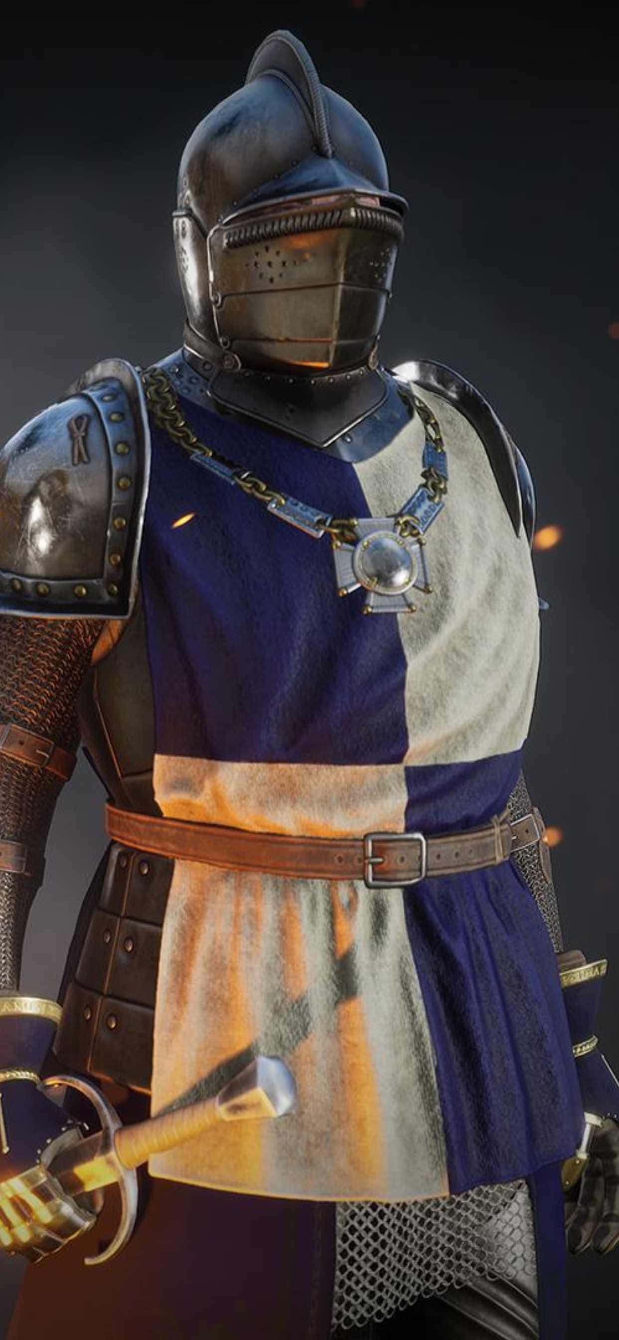 Caballero medieval con armadura de placas en el videojuego Mordhau Fondos de pantalla