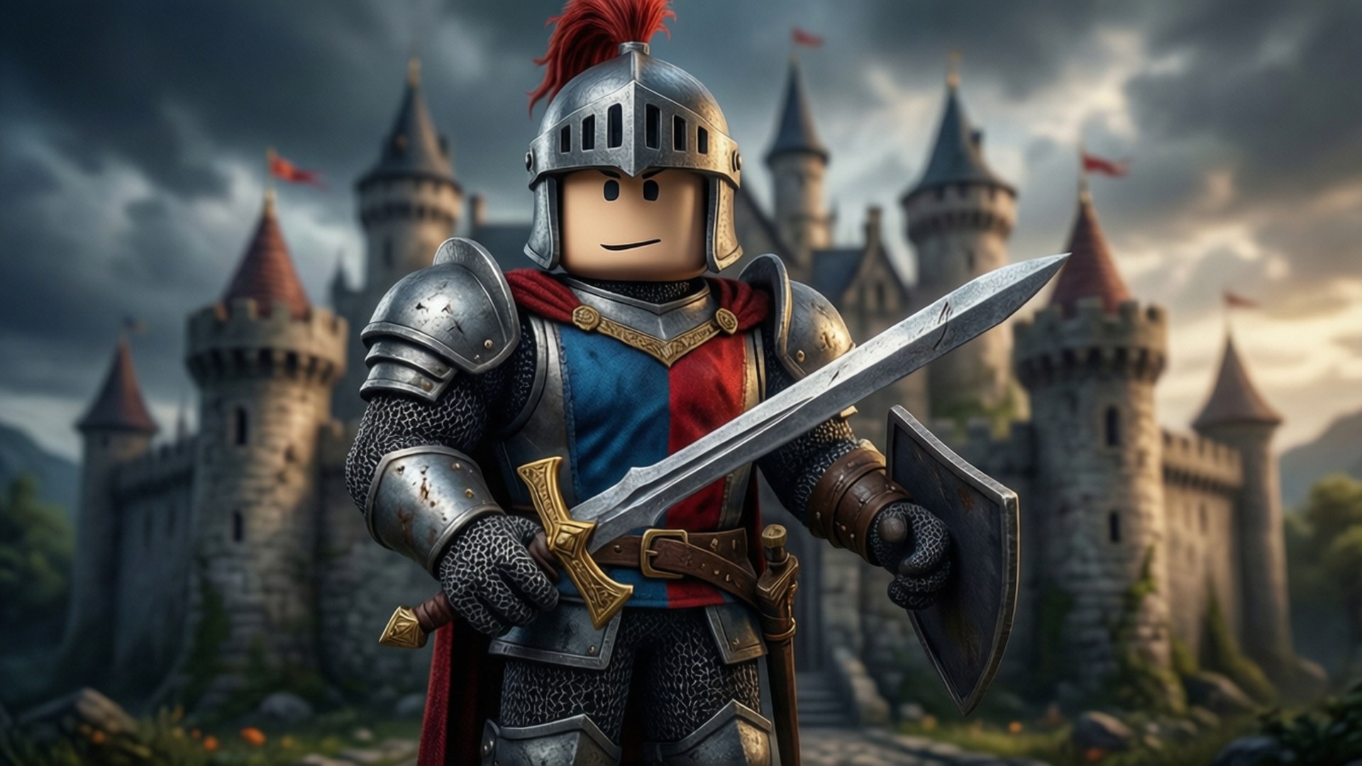 Caballero Medieval de Roblox Fondos de pantalla