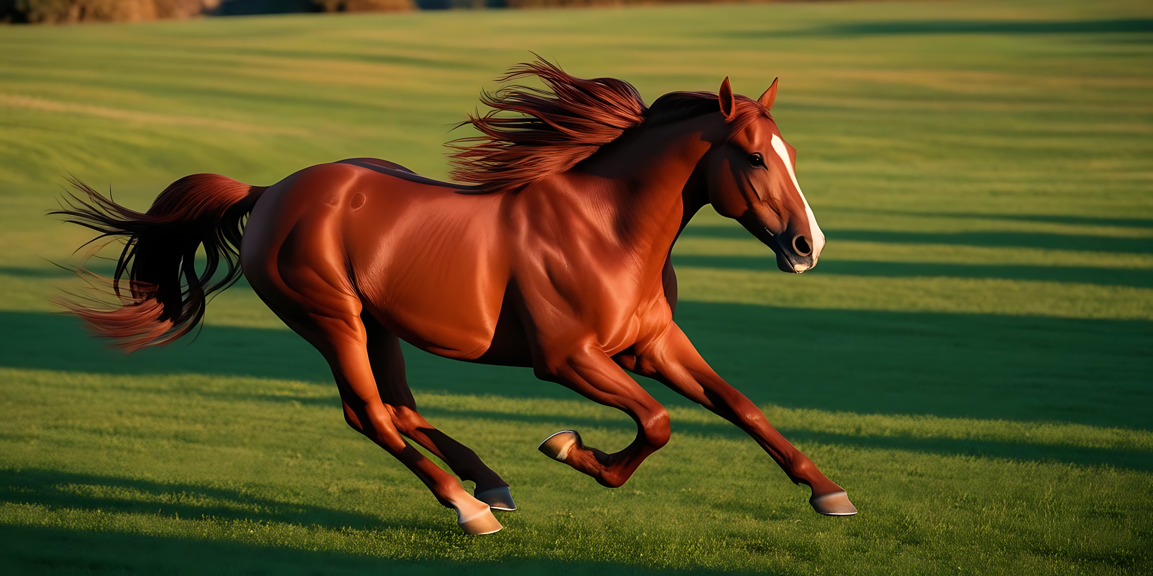 Caballo galopando al atardecer Fondos de pantalla
