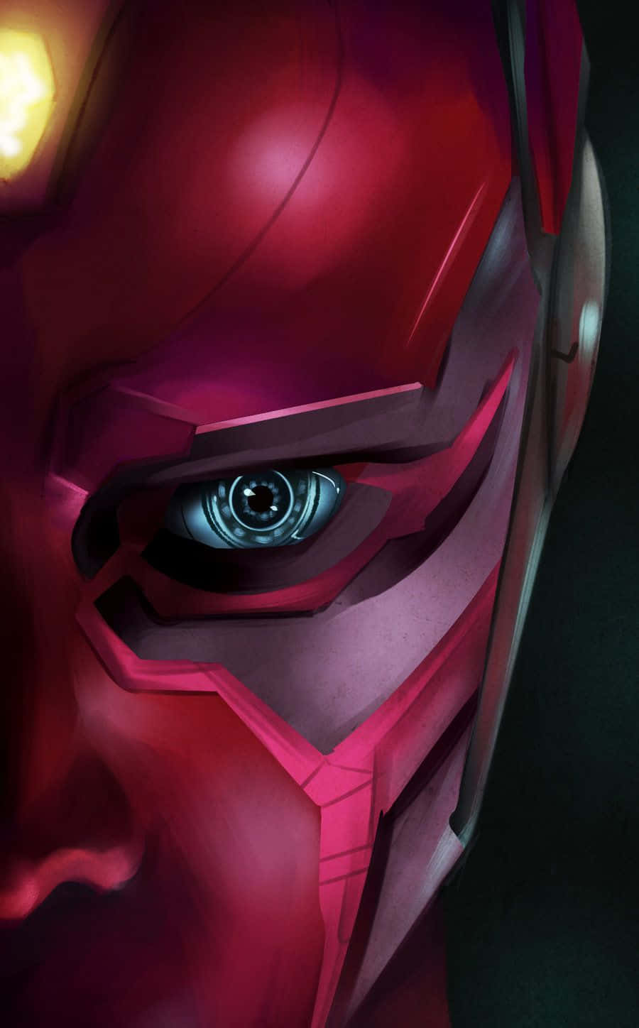 Cabeza de Vibranium de Vision de los Avengers Fondos de pantalla