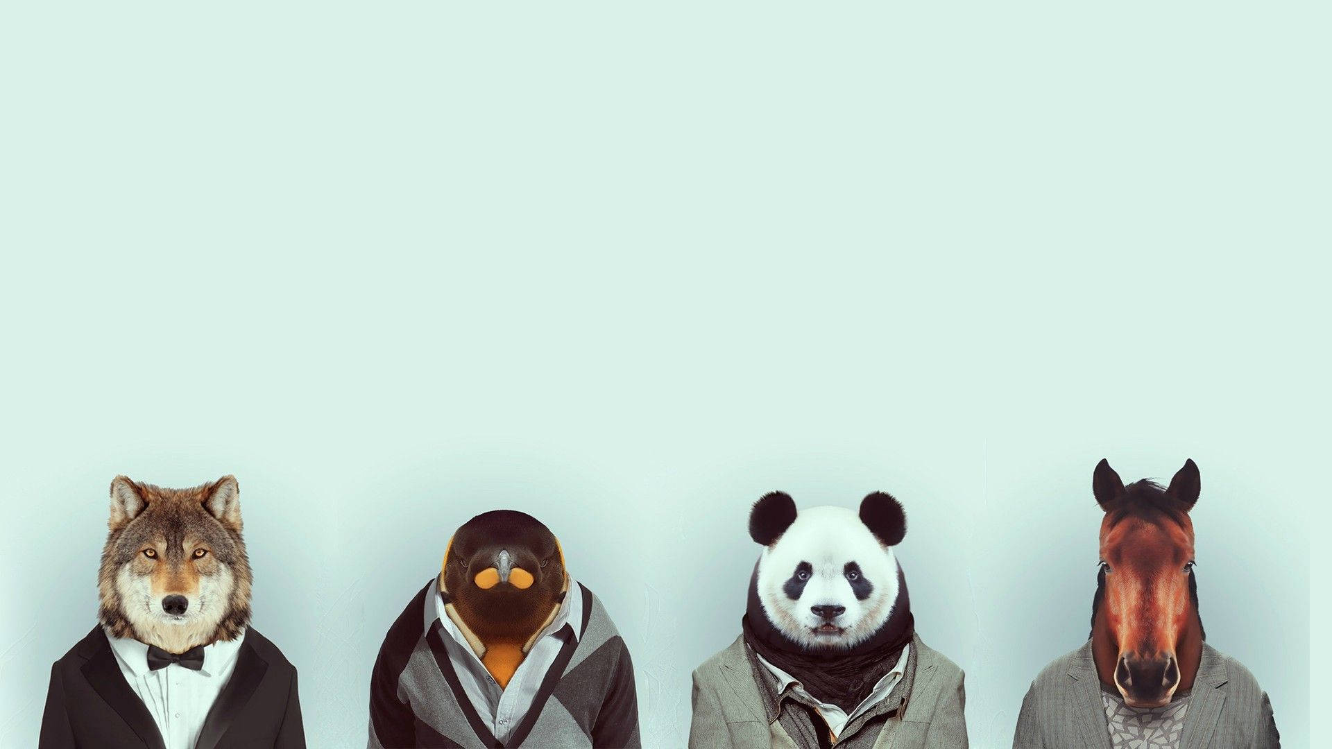 Cabezas de animales estética indie para laptop Fondos de pantalla
