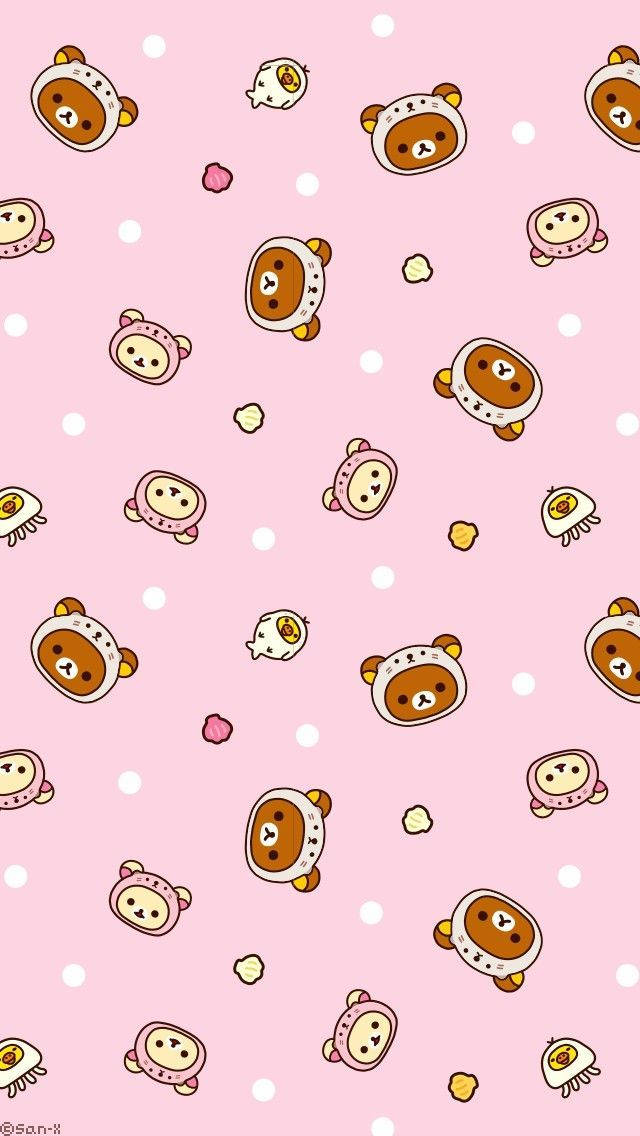 Cabezas Kawaii HD de Rilakkuma y Korilakkuma Fondos de pantalla