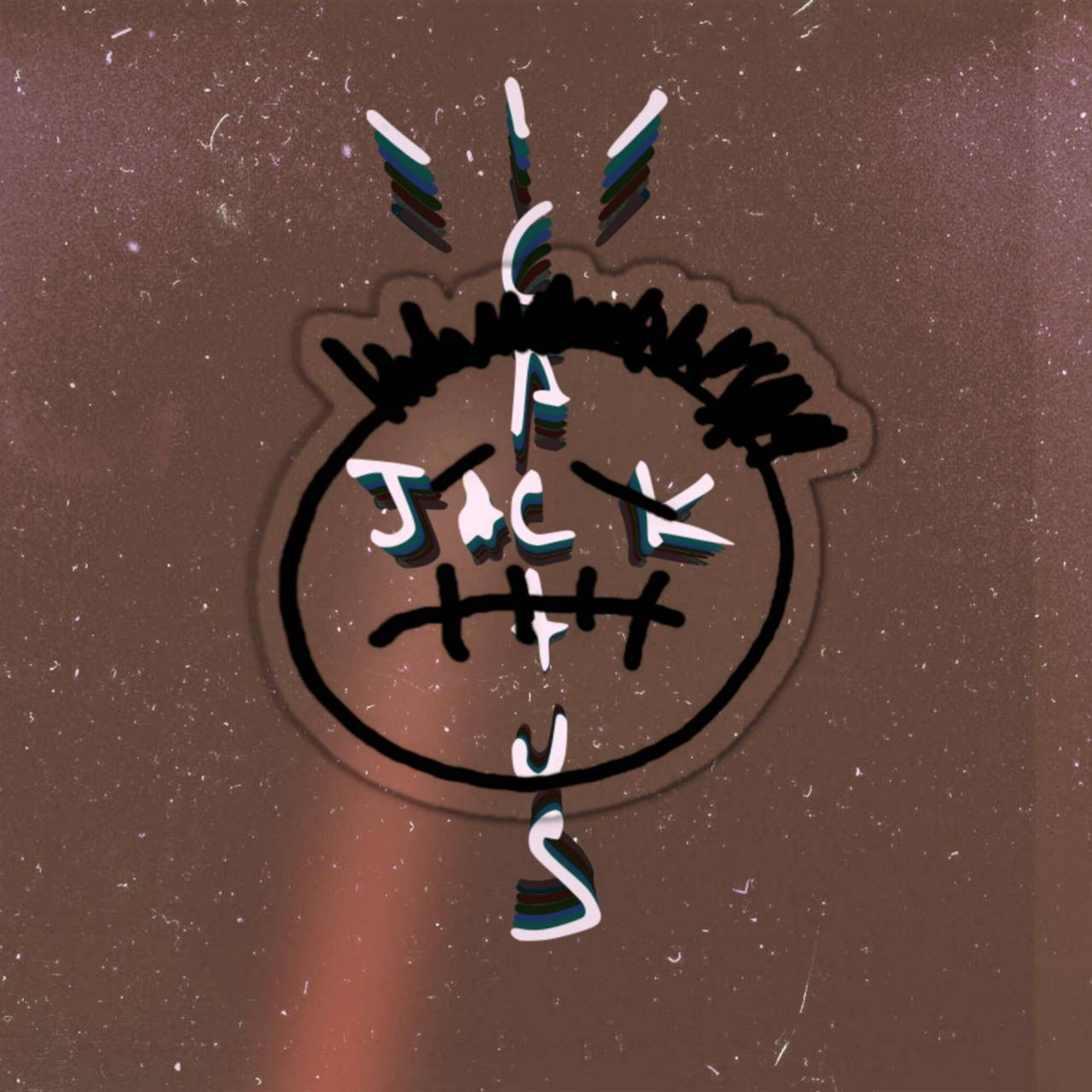 Cactus Jack Travis Scott Texto y Rostro Estética Marrón Fondos de pantalla