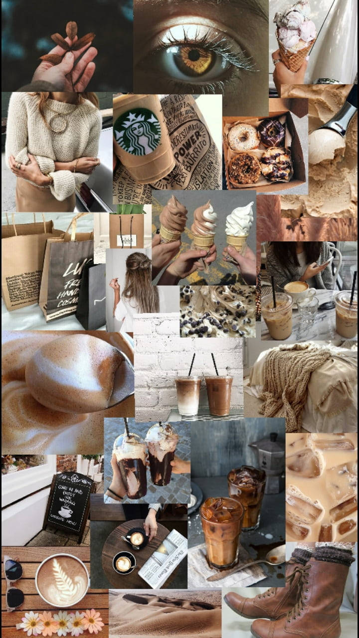 Café Marrón Estético Fondos de pantalla