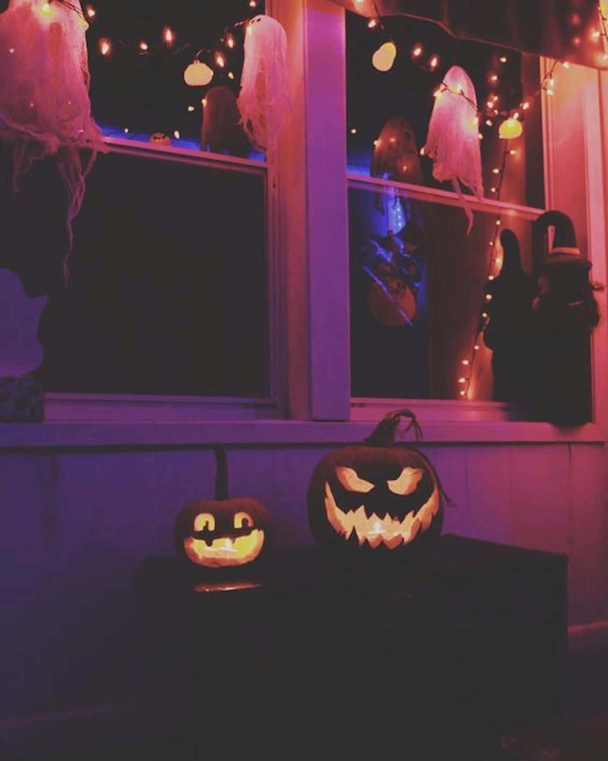 Calabaza Linterna Hogar Estética Tumblr Halloween Fondos de pantalla