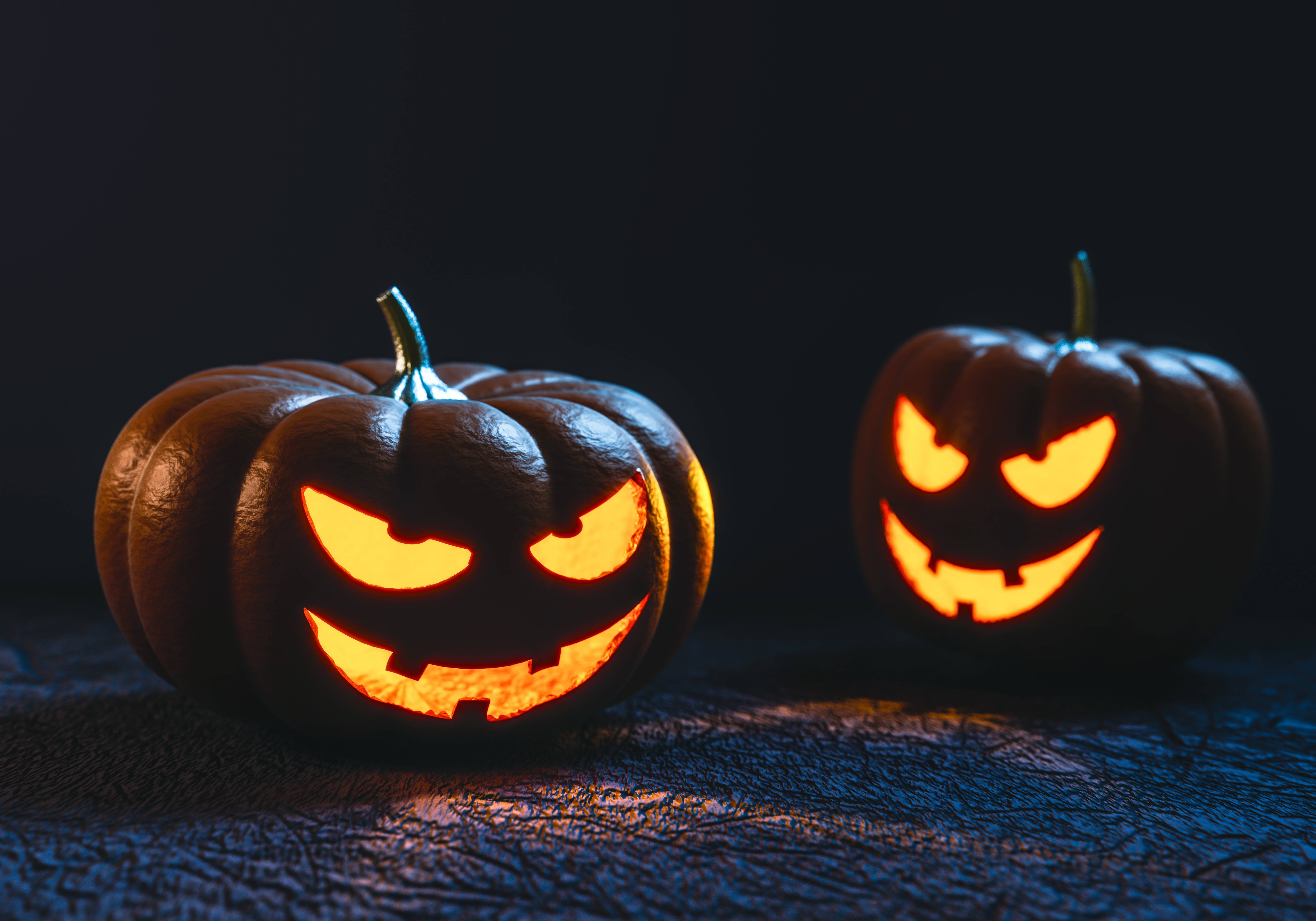 Calabazas de Halloween Espeluznantes Fondos de pantalla