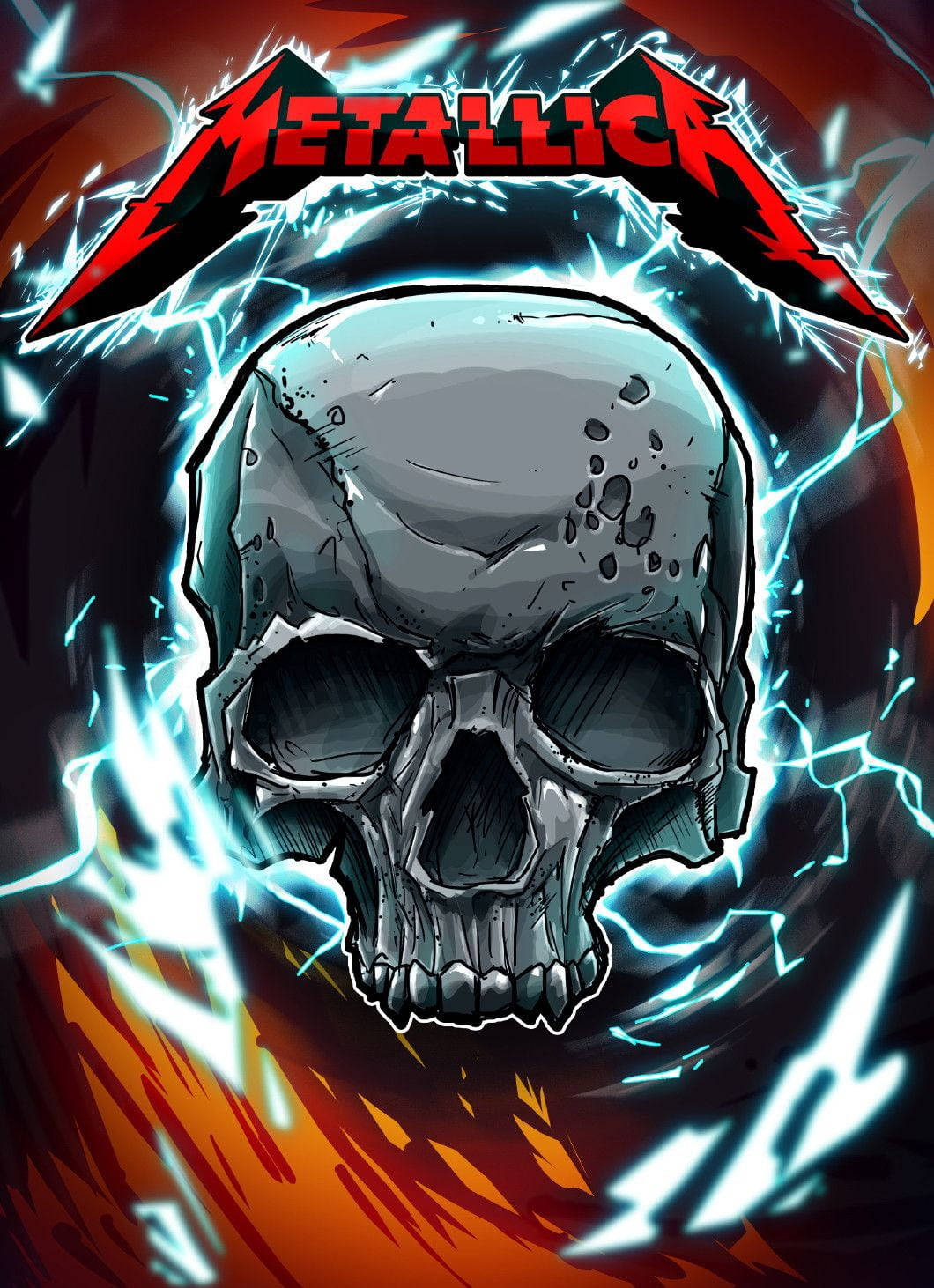 Calavera Gangster de Metallica Fondos de pantalla