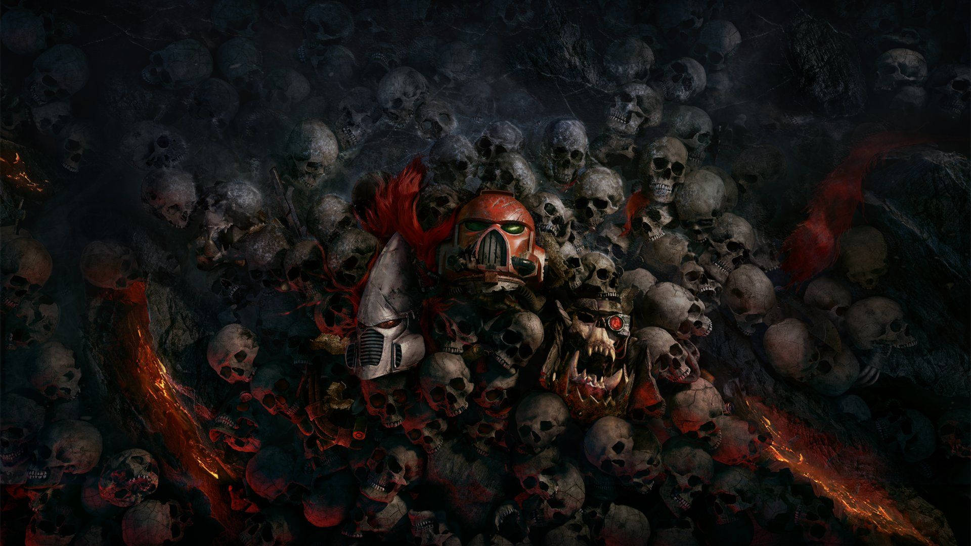 Calaveras Warhammer 40000 Dawn Of War Fondos de pantalla