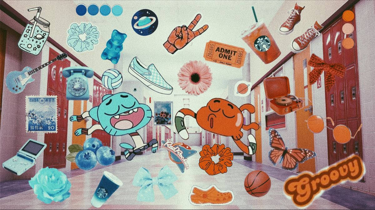 Calcomanías Estéticas de Gumball y Darwin Fondos de pantalla