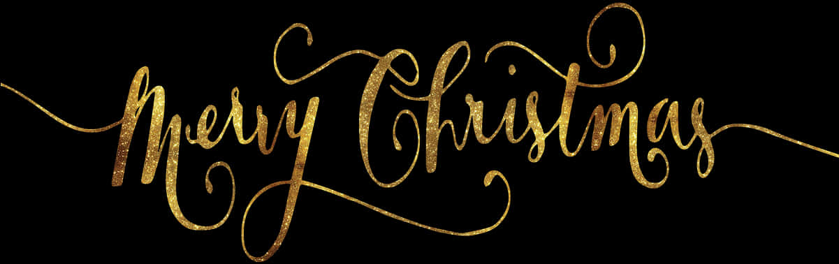 Caligrafía Dorada de Feliz Navidad Fondos de pantalla