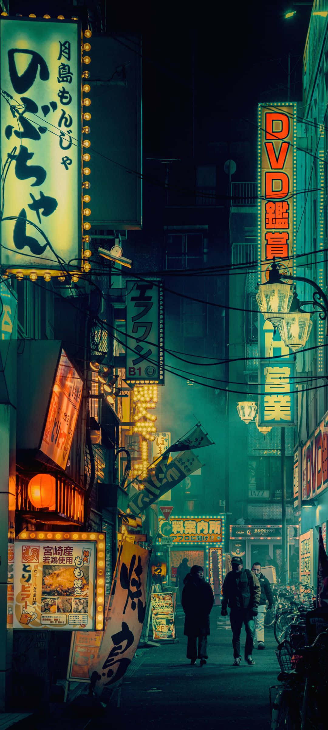 Callejón de Vida Nocturna Neón Fondos de pantalla