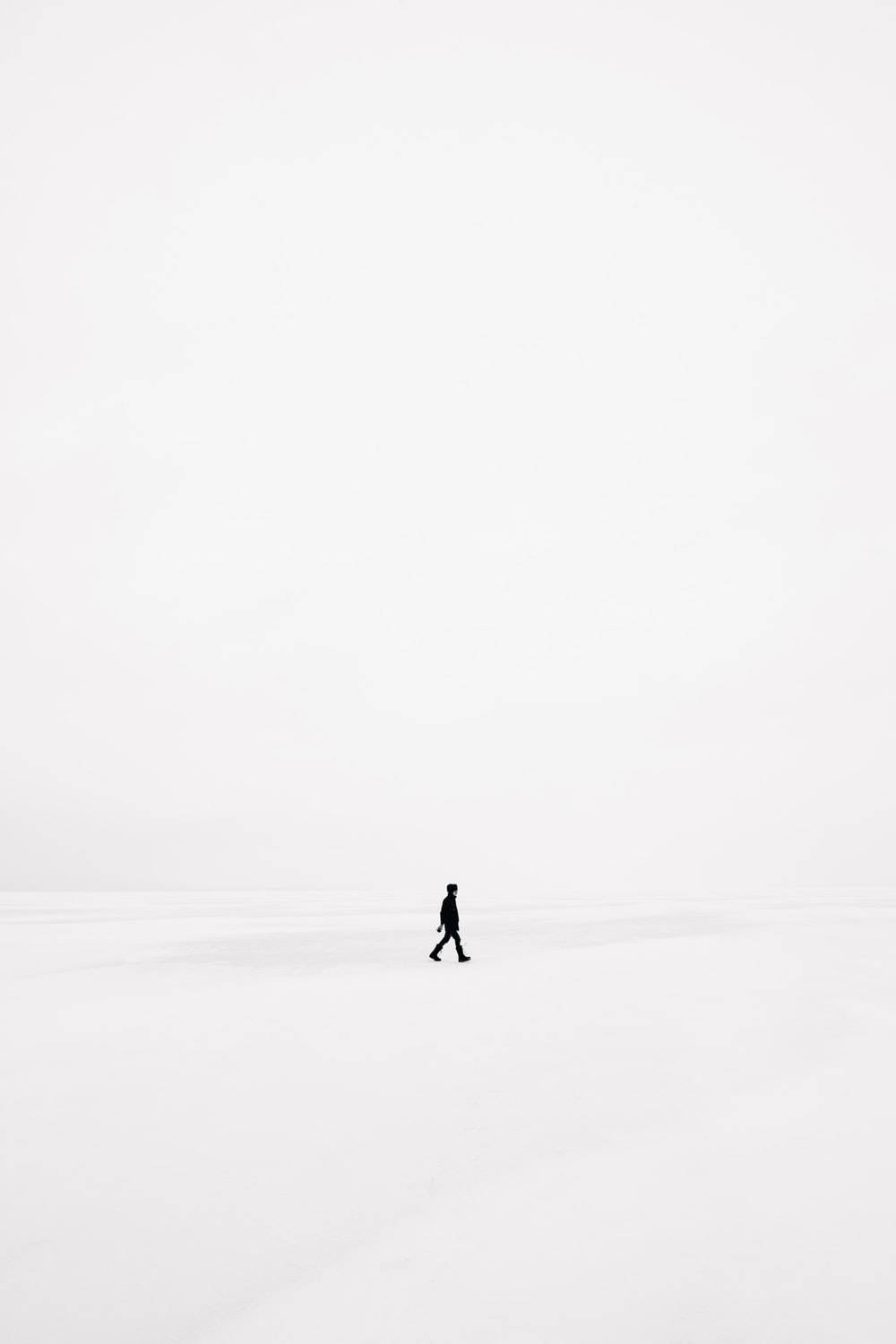 Caminata Blanca Cool para iPhone Fondos de pantalla