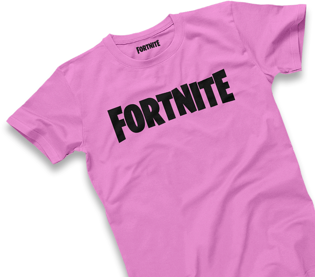 Camiseta rosa con logo de Fortnite Fondos de pantalla