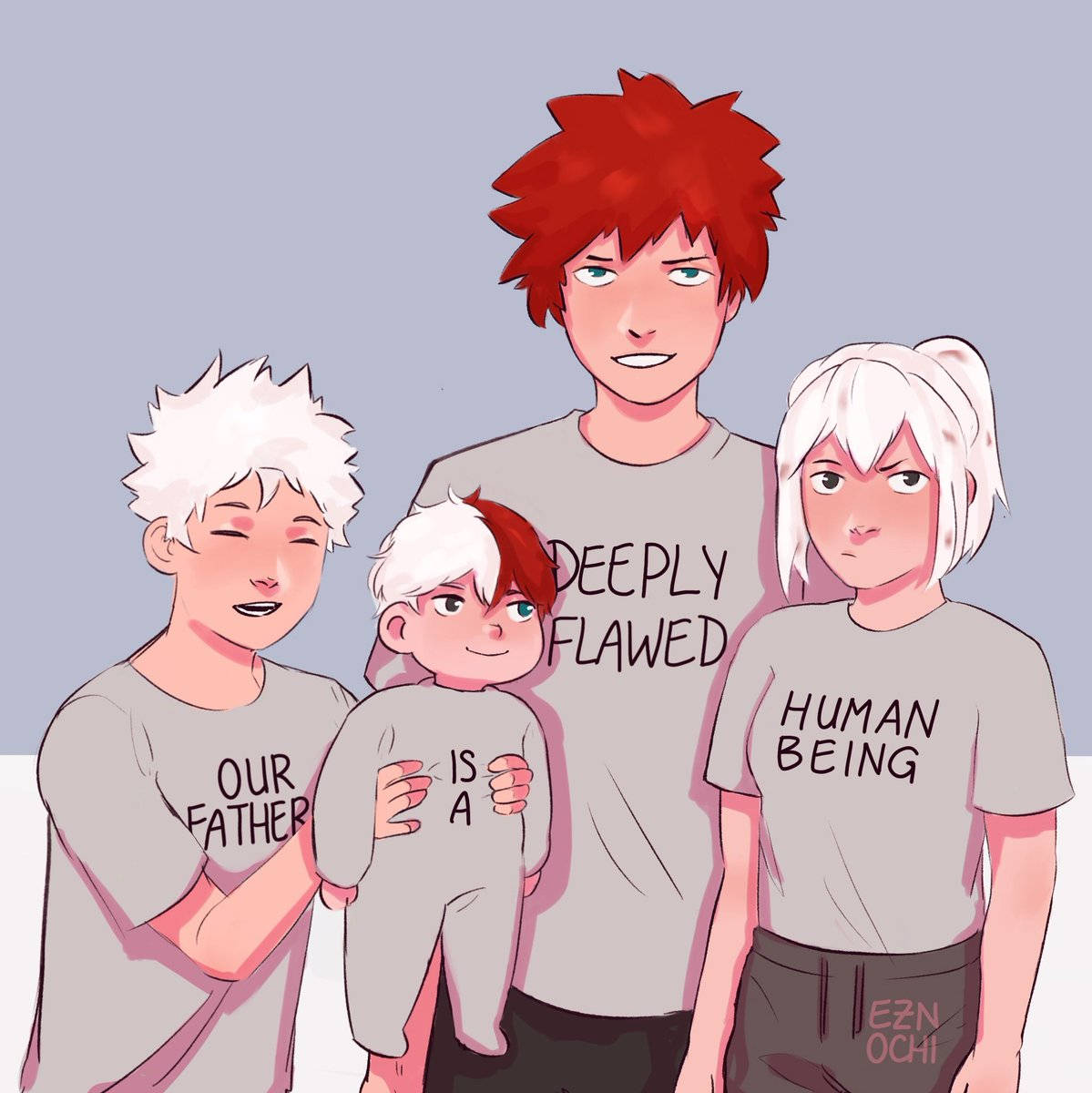 Camisetas con frases de la familia Todoroki Fondos de pantalla