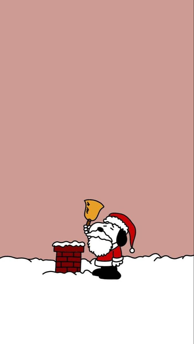 Campana de Chimenea Navideña de Snoopy Fondos de pantalla