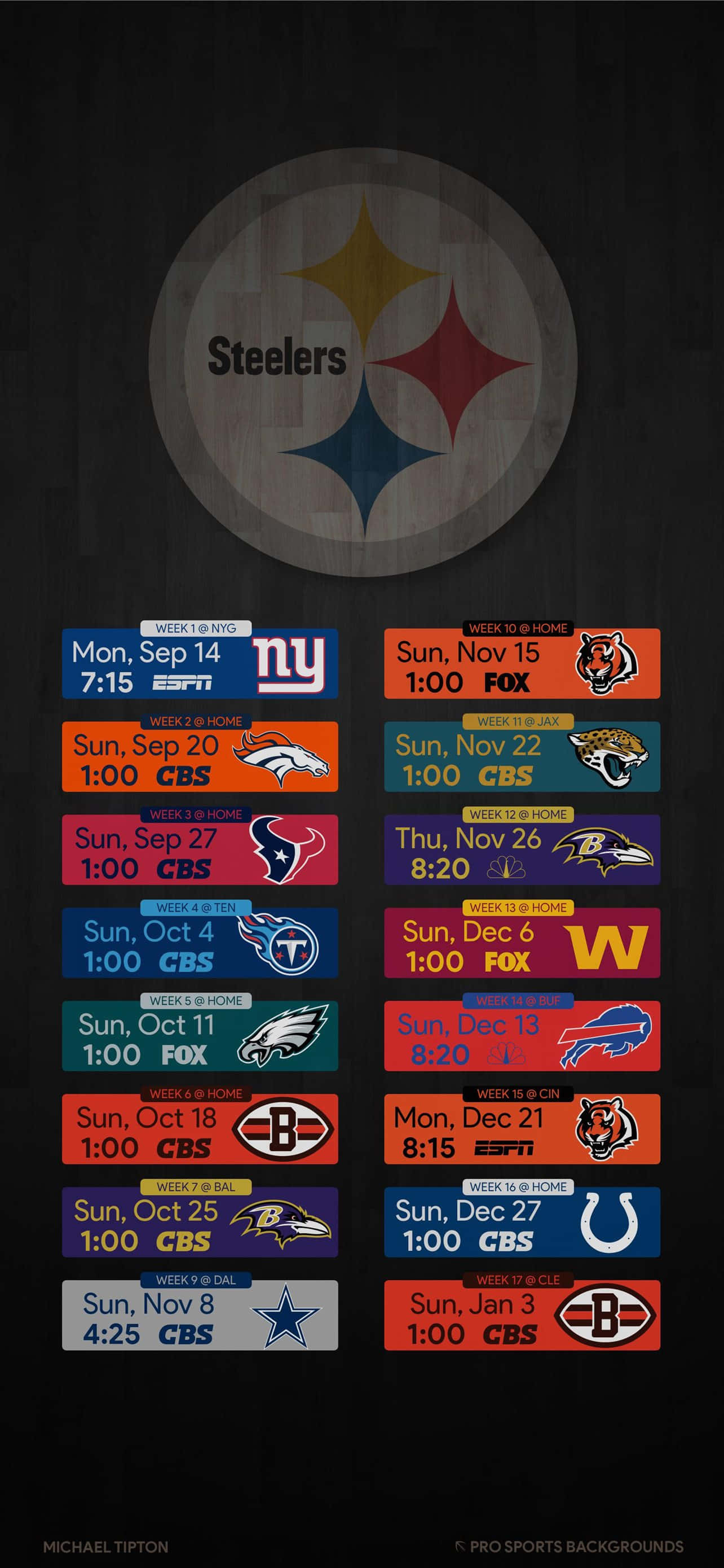 Campeones del Super Bowl: muestra tu orgullo por los Steelers con un iPhone Fondos de pantalla