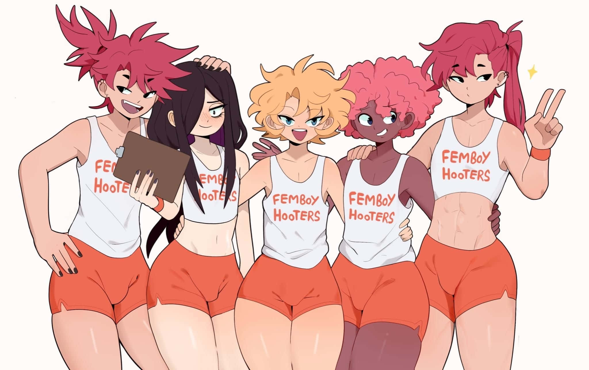 Canción Femboy Hooters de Yung Waifu Fondos de pantalla