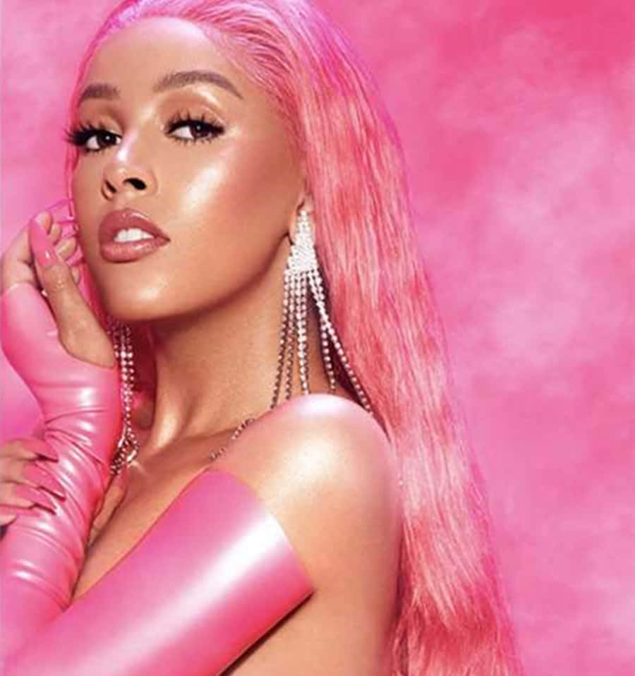 Cantante y compositora Doja Cat actuando en concierto Fondos de pantalla