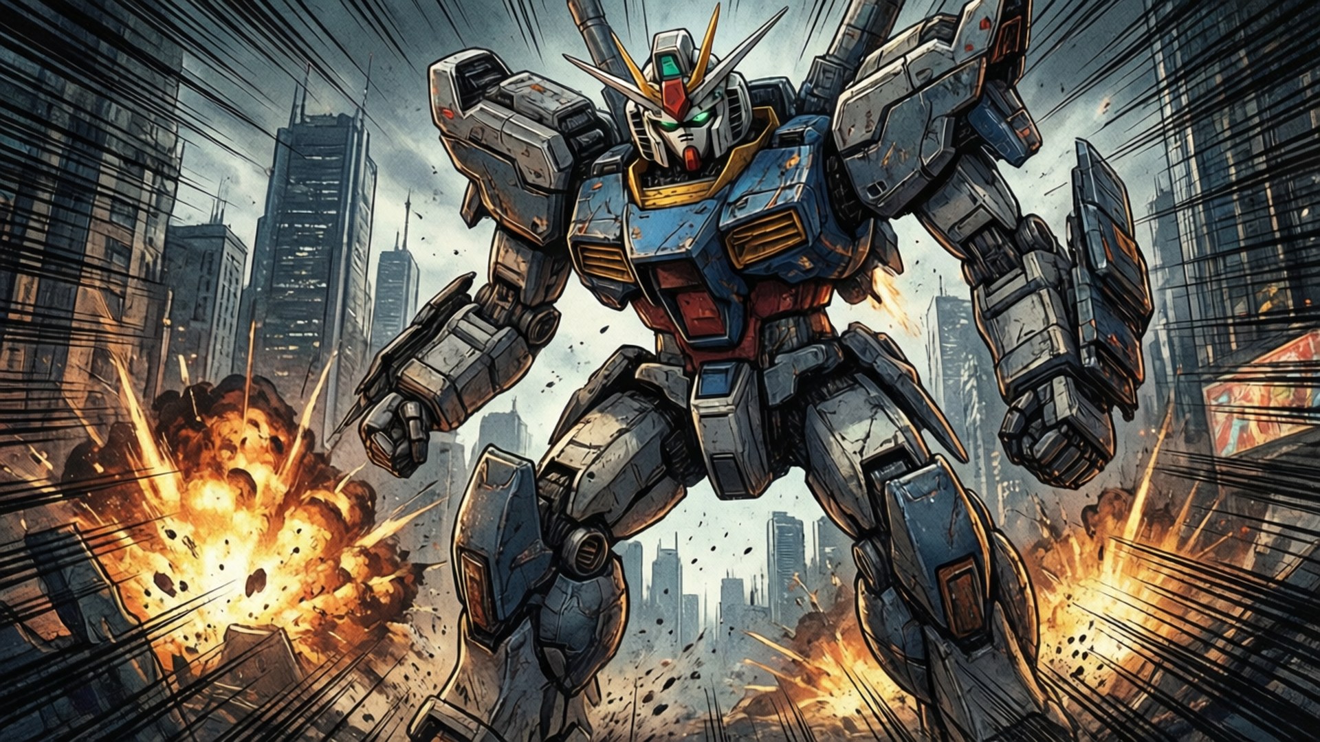 Caos Mecha Manga Fondos de pantalla