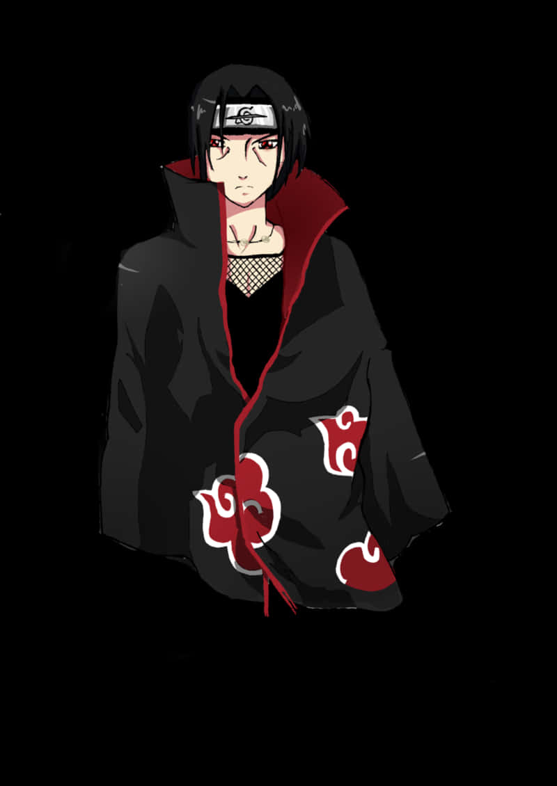 Capa de Akatsuki de Itachi Uchiha Fondos de pantalla