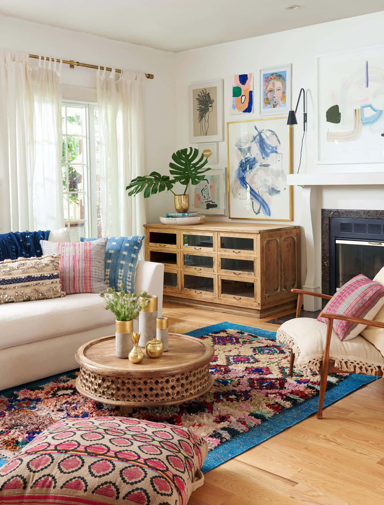 Capas de Patrones y Capas de Color - Boho Estético Fondos de pantalla