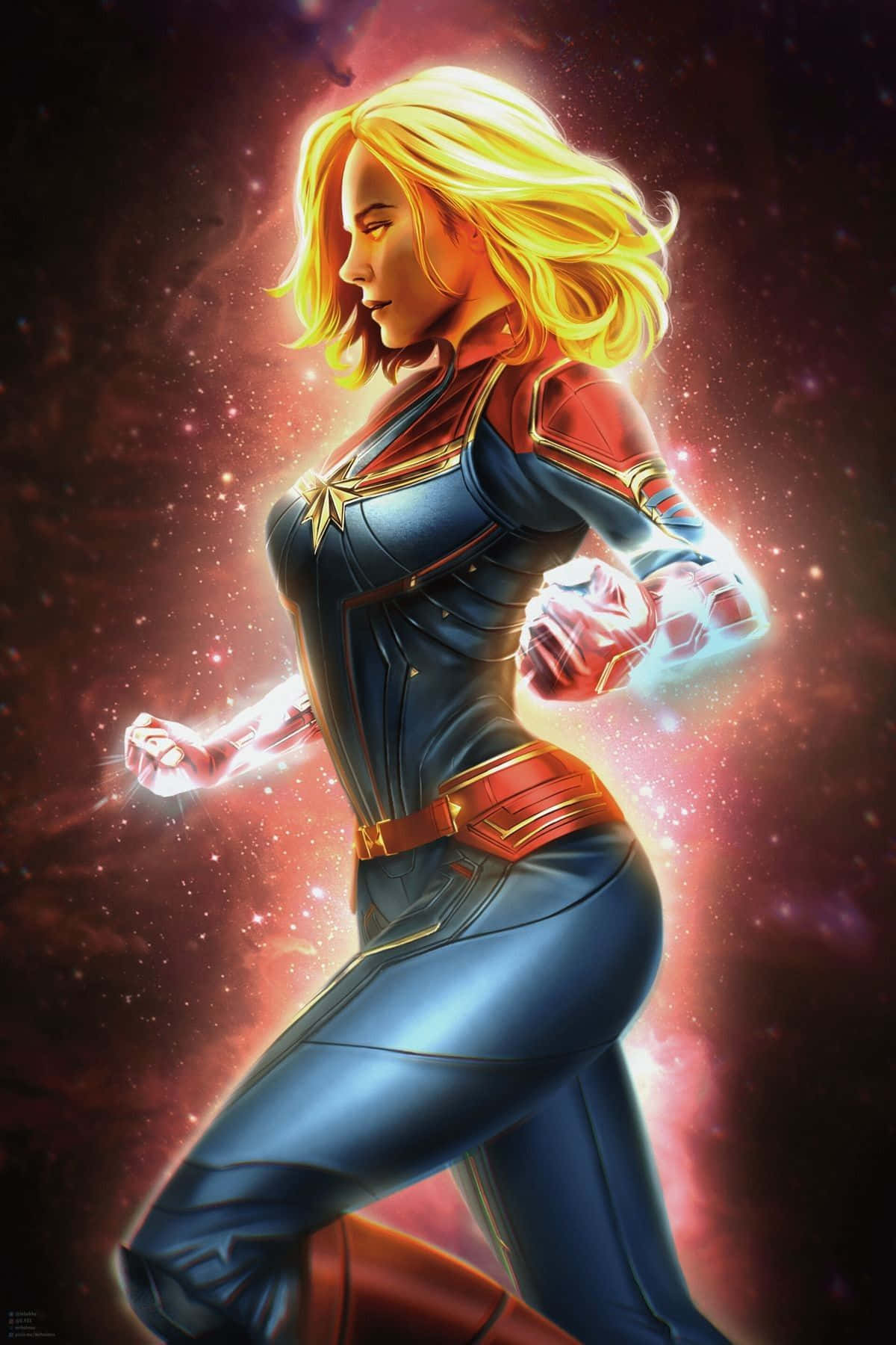 Capitana Marvel Carol Danvers, una heroína con fuerza sobrehumana y el poder de volar Fondos de pantalla