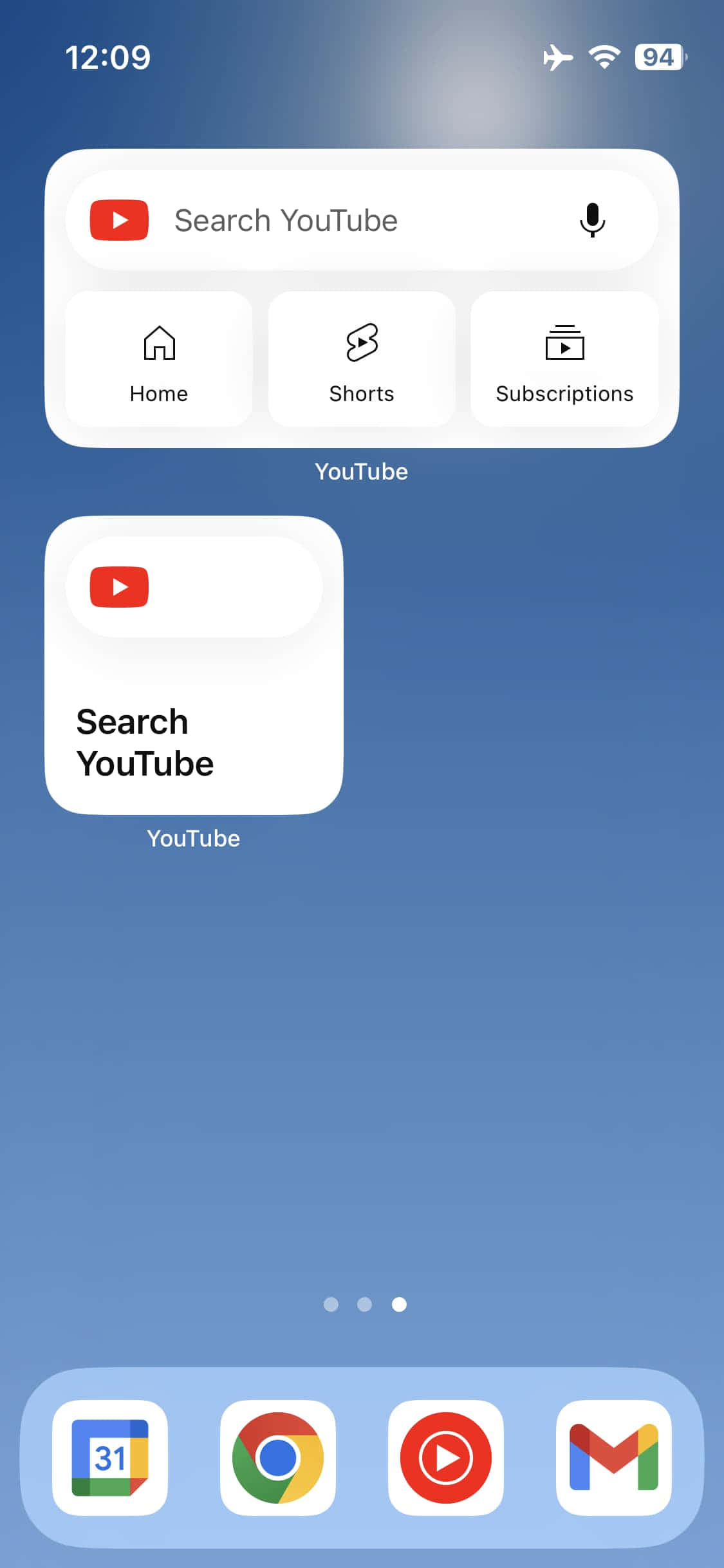 captura de pantalla de la barra de búsqueda de YouTube Fondos de pantalla