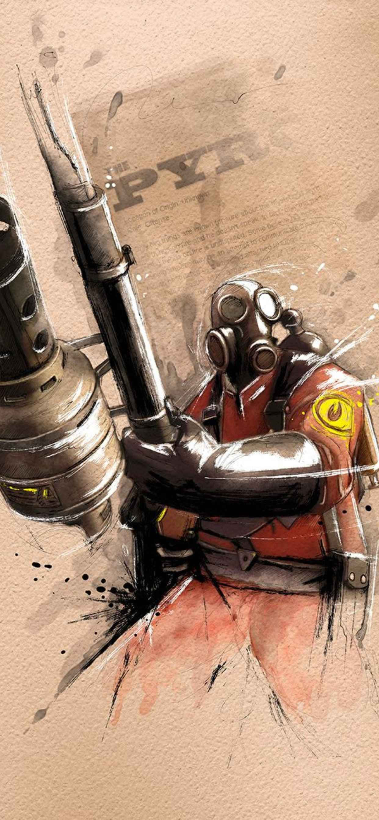 Captura de pantalla épica de Team Fortress 2 como fondo para iPhone XS Max Fondos de pantalla