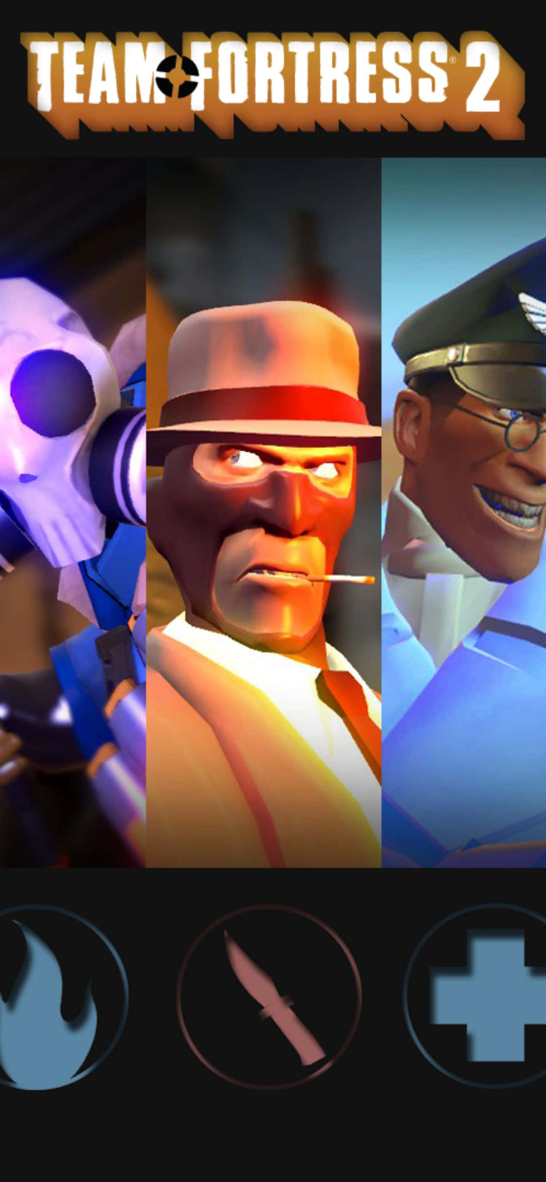 Captura la bandera con tus amigos y muestra dominio con Team Fortress 2 en tu nuevo iPhone XS Fondos de pantalla