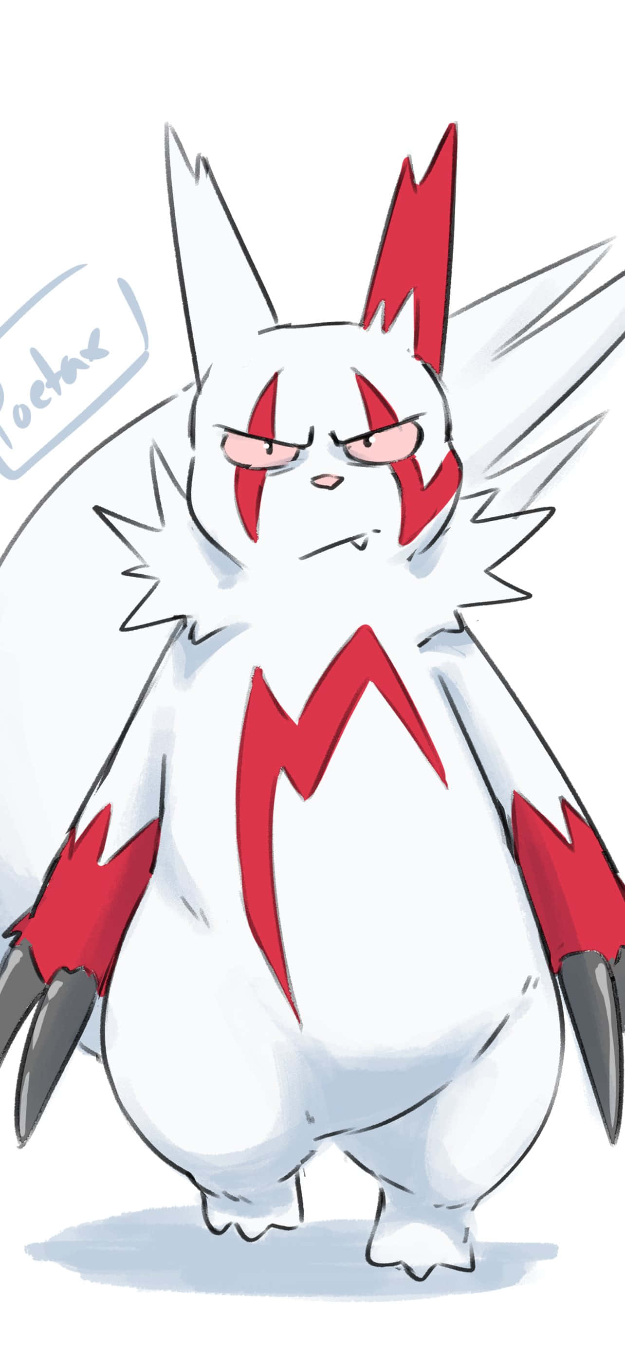Cara enojada de Zangoose Fondos de pantalla