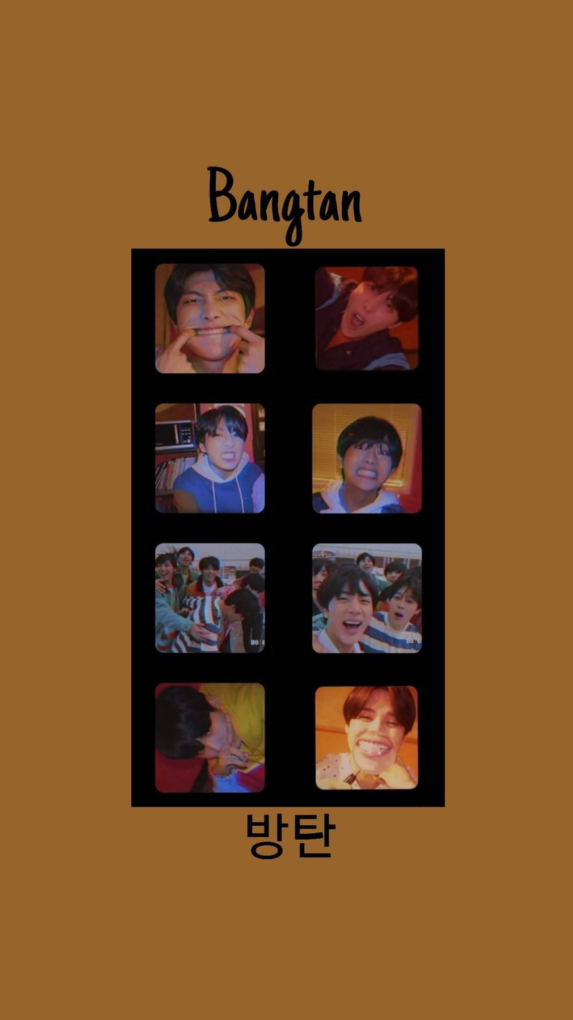 Caras Divertidas Estéticas de BTS Fondos de pantalla