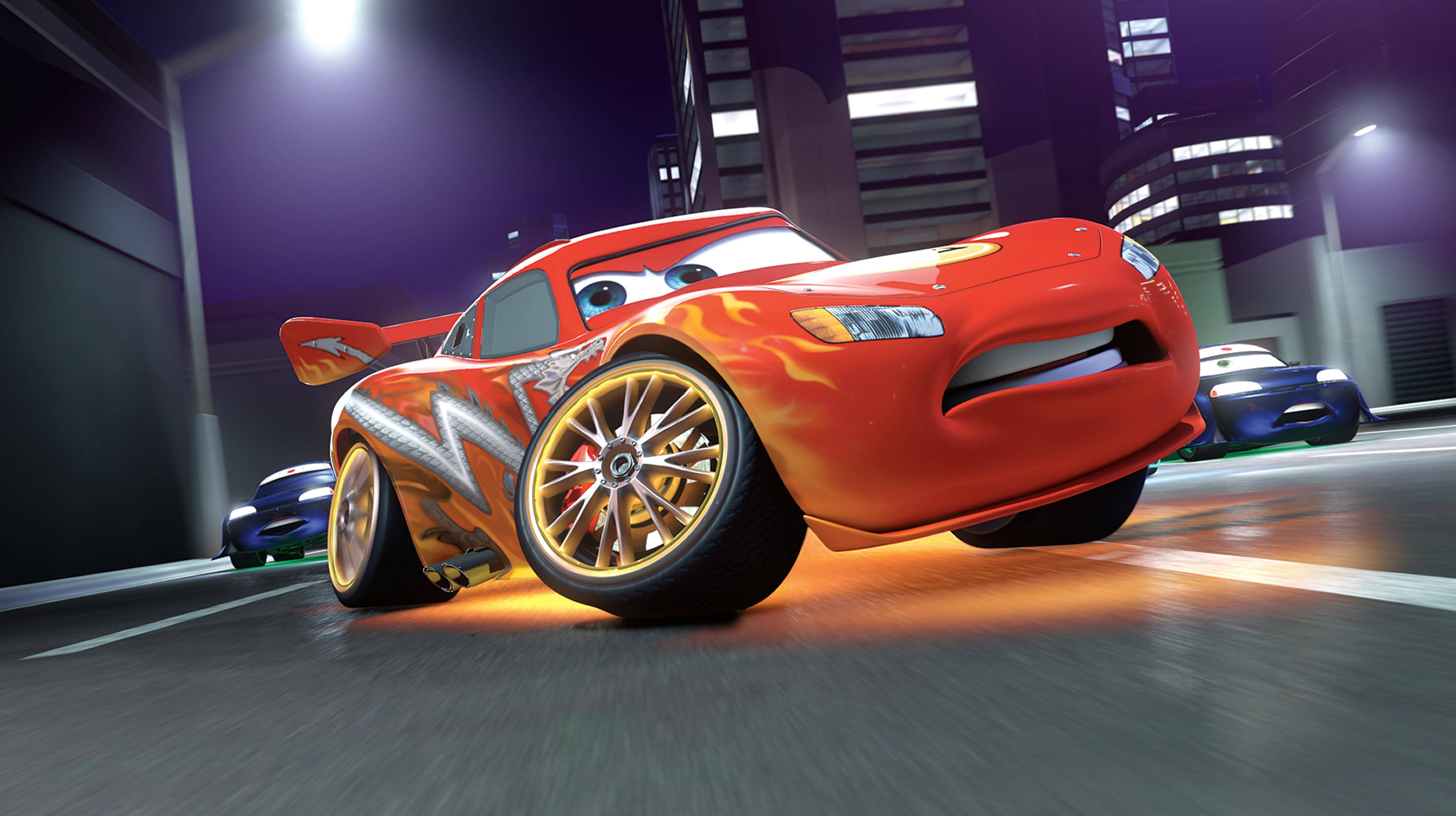 Carrera de Rayo McQueen de Disney en 4K Ultra Wide Fondos de pantalla