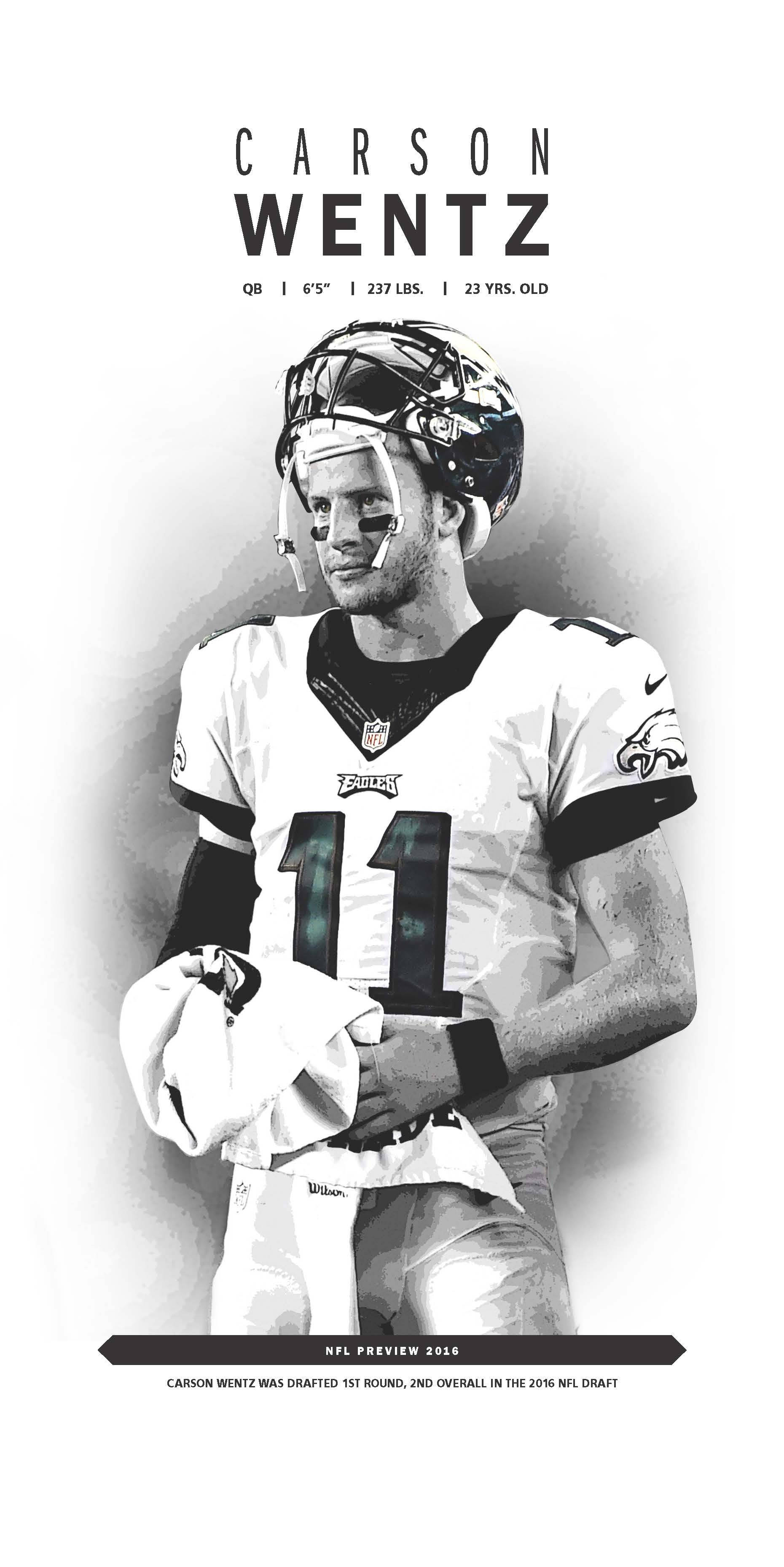Carson Wentz Pintado Digitalmente Fondos de pantalla