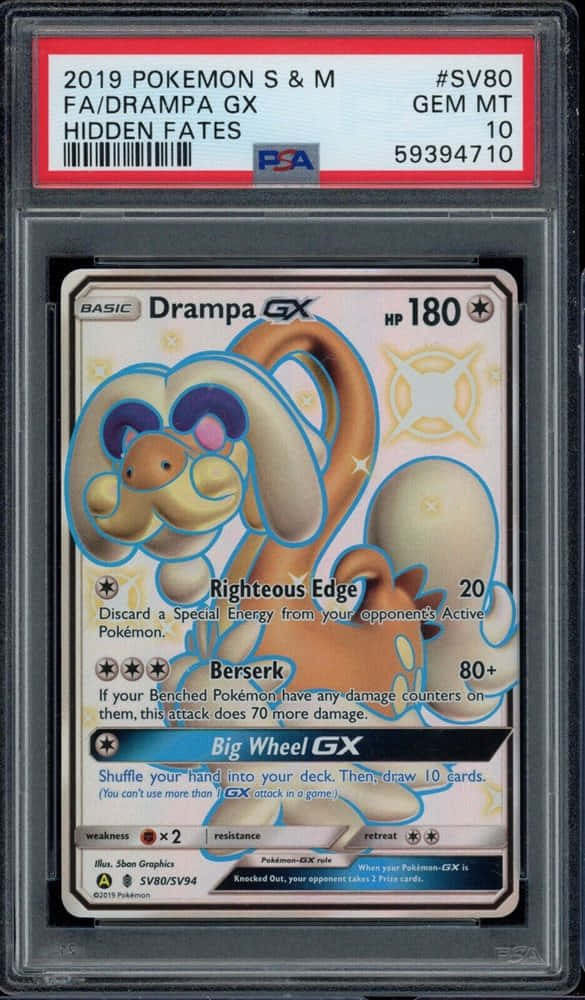 Carta de Drampa de Pokémon TCG en estuche Fondos de pantalla