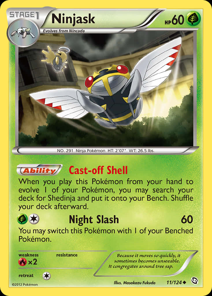Carta de Intercambio de Ninjask Etapa 1 Fondos de pantalla