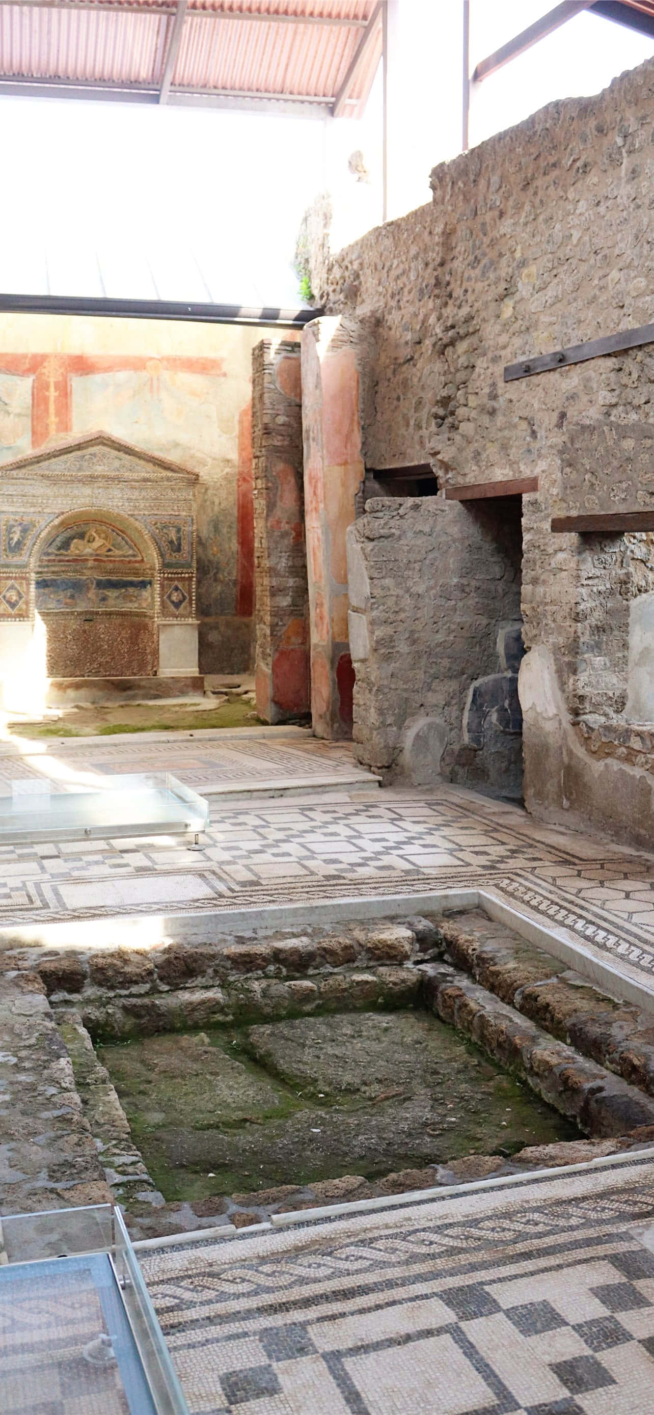 Casa del Oso Herido en Pompeya Fondos de pantalla