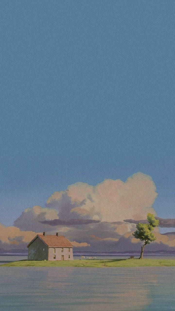 Casa en Isla Estética Suave Fondos de pantalla